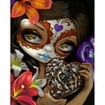 thumbnail image 1 of Taladro de diamante Día de los muertos Chica de ojos grandes 5D Pintura de bricolaje Ronda completa (B5214) Hugtrwg Para estrenar, 1 of 9