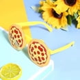 thumbnail image 2 of 2Pcs Funny Glasses, Pizza Style Funky Glasses, Novelty Sunglasses Photography Props for Summer Themed Party Supplies Pizza Ice Cream Fruit Fun Glasses,Funny for Adults, 2 of 7