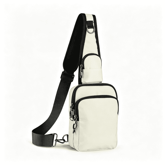 BESTSKY Sling Bag,Crossbody Bag with Zipper Lock,Rfid Blocking&Water Resistant for Men and Women Zipper Lock Anti Theft Crossbody Bag