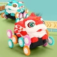 thumbnail image 4 of Interesting Electric Dance Car Light Up Electric Toy Lion Gift Lion Pet with Cool Lighting Toy Car Gift for Kids, 4 of 4