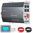 thumbnail image 1 of Inversor de corriente ZETAWALE de 2000 W, onda sinusoidal pura, 12 V DC a 110 V AC, 1 of 8