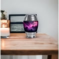 thumbnail image 7 of JAGASY Pink Galaxy Little Urn for Couple - Purple Small Urn for Ashes Adult Male - Funeral Urns for Human Ashes Keepsake - Handcrafted Cremation Urns for Men - (3 Inch), 7 of 7
