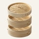 thumbnail image 5 of Cesta de vapor de bambú, vaporera de tela, vaporera de verduras para pollo Dimsum Bao Diámetro 27 cm 2 niveles, 5 of 8