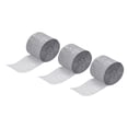 thumbnail image 1 of Unique Bargains Crepe Paper Streamer 32ft Long 1.37 Inch Wide, Silver Tone 3 Pack, 1 of 5