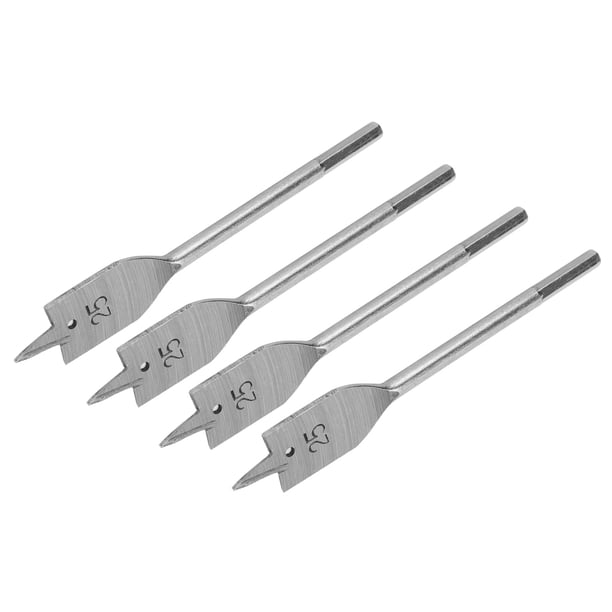 25 Mm 4 Piezas Juego De Brocas Para Madera Planas Reemplazo De Herramienta De Perforación De Carpintería De Acero Con Alto Contenido De Carbono 25 Mm