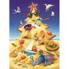 thumbnail image 1 of Cuadros Decorativos 5D Kit DIY árbol de Navidad playa completo redondo diamante pintura mosaico imagen decoración JShteea Nuevos Originales, 1 of 8
