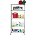 thumbnail image 6 of Seville Classics UltraDurable® 5-Tier NSF Steel Wire Shelving, 36" W x 14" D, Silver, 6 of 8