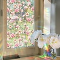 thumbnail image 4 of Hotiary 3D Static Cling Window Film Self Adhesive Window Covering Decorative Green Leaves Privacy Film for Window, 17"x39.4", 4 of 9