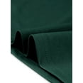 thumbnail image 5 of INSPIRE CHIC Women's Asymmetrical V Neck Loose Fit Casual Puff Short Sleeve Blouse S Dark green, 5 of 6
