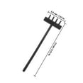 thumbnail image 2 of SOPOTUTU 12Pcs Gardening Tool Set with Black Plastic Sand Rakes for Outdoor Sand Tray Use, 2 of 8