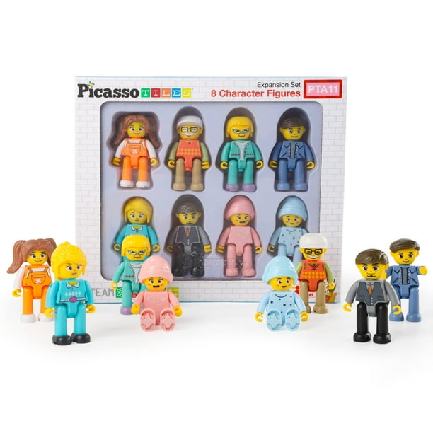Figuras de acción magnéticas Picasso Toys Family 8 piezas PTA11