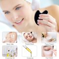 thumbnail image 3 of Herramientas faciales Gua Sha FUANKANG, piedra guasha negra, obsidiana, 3 of 6