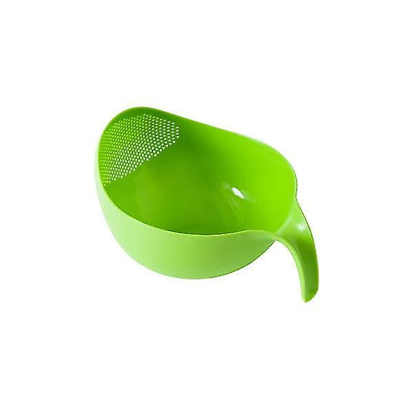 Rice Wash Sieve Plastic Kitchen Vegetable Drain Basket Rice Cleaning Strainers With Handle Colanders Food Strainers