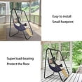 thumbnail image 5 of Jnismy A-Type Hammock Chair Stand, Heavy Duty Swing Seat Metal Support Rack for Hanging Chair, Adjustable Hammock Swing Stand for Indoor/Outdoor, Max Load 220 Lbs, 5 of 8