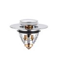 thumbnail image 3 of CAROOTU Stainless Steel Bounce Core Push-Type Converter Universal Basin Filter Practical Kitchen Accessories, 3 of 7