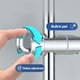 thumbnail image 3 of Shower Fixing Bracket Fixing Holder For Plug-in Hand Spray Shower Bracket Tool-free Assembly Without Dismantling Rod, 3 of 10