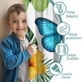 thumbnail image 3 of Blackout Kids Curtains,Tropical Palm Leaves with Butt Childrens Insulated Curtains Set Of 2,Bedroom Essentials,Toddler Room Decor 42x63in(106x160cm), 3 of 4