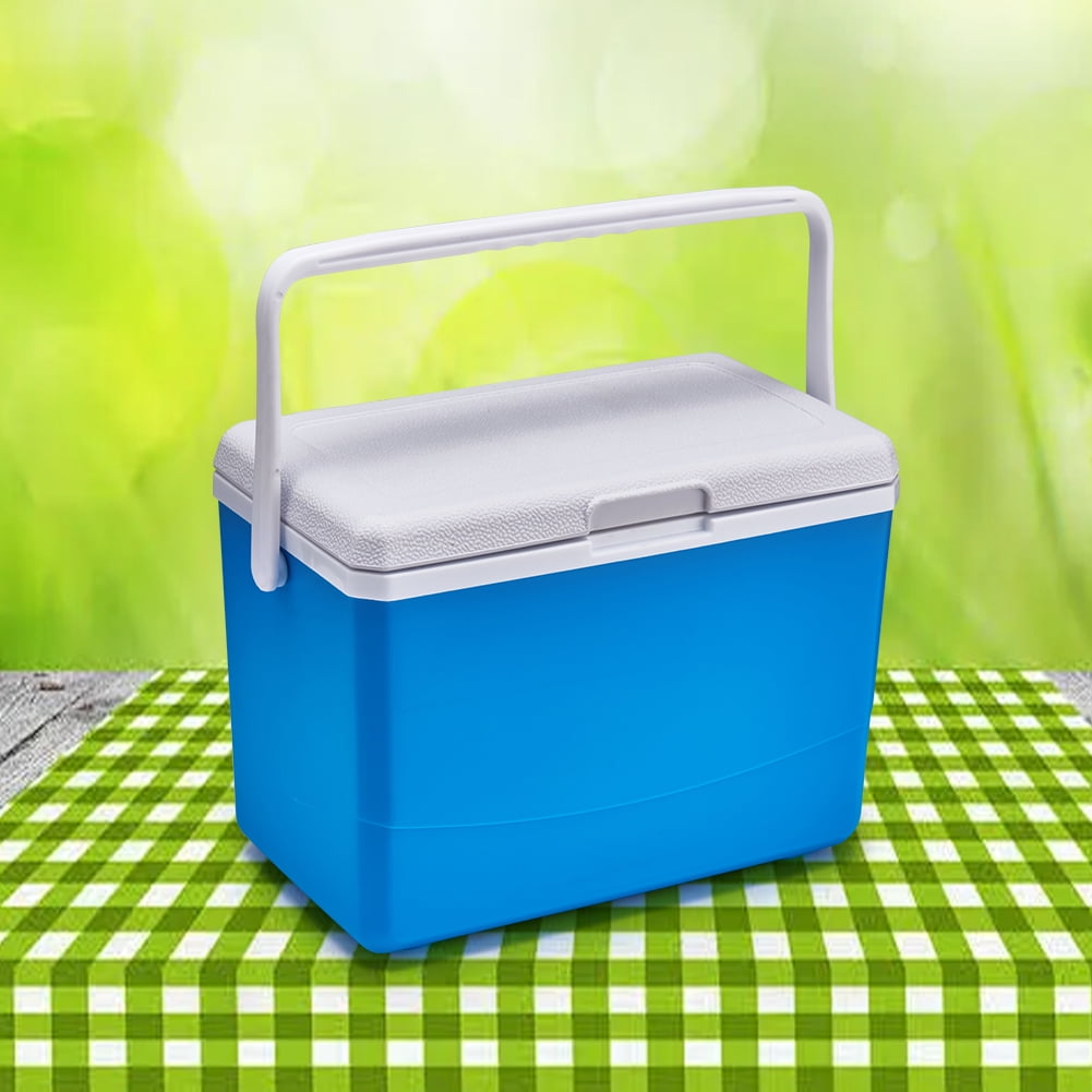 Insulated Cooler, Yucurem 3L Insulated Portable Cooler with Handle Ice Bucket Leak Proof Outdoor Hard Cooler for Beach, Picnic (Blue)