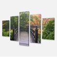 thumbnail image 2 of Wood Bridge at Japanese Garden In Fall - Bridge Canvas Art Print, 2 of 3