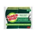 thumbnail image 2 of Scotch-Brite Heavy-Duty Scrub Sponge, 4.5 x 2.7, 0.6" Thick, Yellow/Green, 6/Pack, Each, 2 of 3
