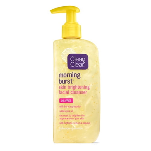 Clean And Clear Morning Burst Skin Brightening Facial Cleanser 8 Oz