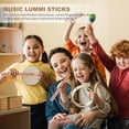 thumbnail image 2 of 20Pieces 8 Inch Kids Rhythm Sticks Music Lummi Sticks Classical Wood Claves Musical Percussion Instrument Musical Sticks, 2 of 8