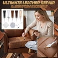 thumbnail image 2 of Leather and Vinyl Repair Kit | Coffee Brown Leather Scratch Repair for Car Seats, Couches and Furniture | Complete Repair Kit, 2 of 4