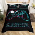 thumbnail image 2 of Erosebridal Housse de Couette Manette de Jeu Simple, Literie de Joueur Vidéo Taille Simple, Décoration de Jeu, Réversible, 2 Pcs (Sans Couette), 2 of 7