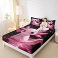 thumbnail image 4 of Feelyou Cute Pink Axolotl Full Size Sheets, Magic Animal Bed Sheets, Dreamy Glitter Stars Galaxy Sheet Sets, Ultra Soft Bedroom Decor, 4-Piece, 4 of 7
