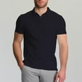 thumbnail image 4 of Men's Ultra-Thin Short Sleeve Polo Shirt with 40s Ice-Cool Silk Cotton Blend, 4 of 21