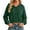 A Army Green, variant on Plus Size Baseball Jackets for Women Women's Hooded Jacket With Drawstring Double Pockets And Buttons for Long Sleeve Sweatshirts Tops Red L