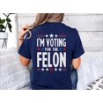 Im Voting For The Fel0n 2 Sides . Trum 2024 Unisex Comfort Tee T Shirt