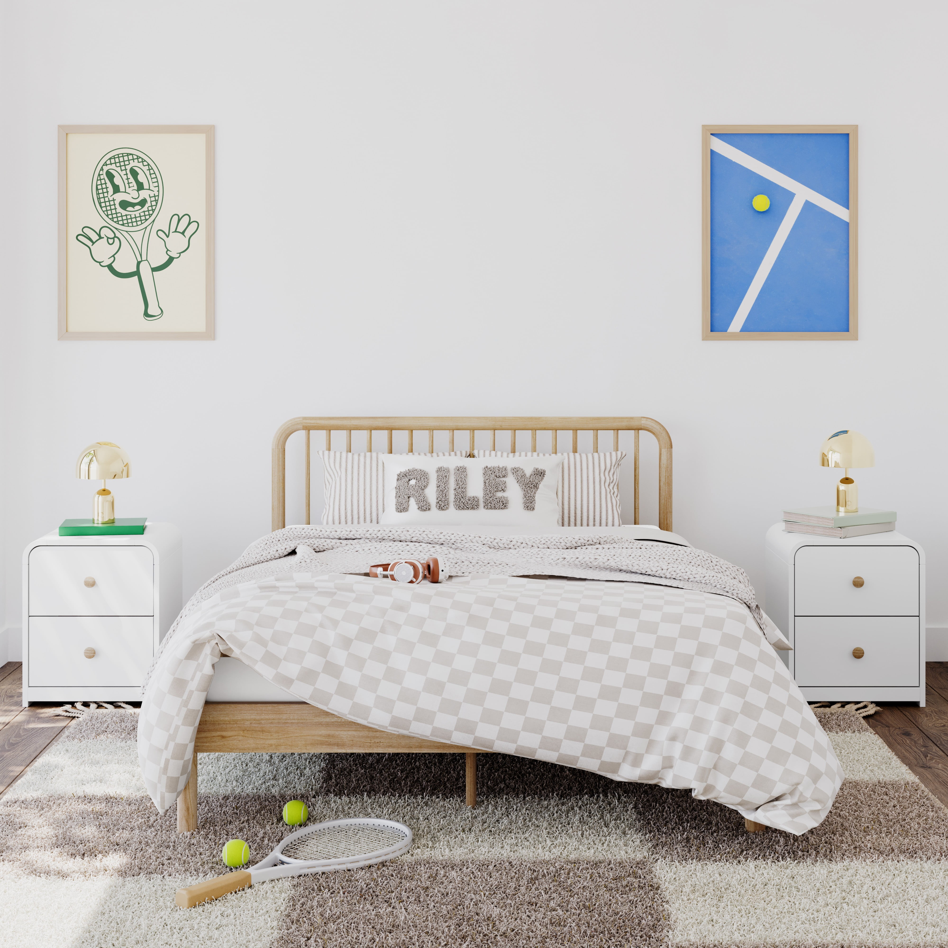 Storkcraft Porto Full Bed, Natural