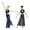 Navy Blue, variant on Girls Dance Bodysuit Figure Ice Skating Jumpsuit Sparkly Gymnastics Leotard for Stage Performance White 8