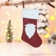 thumbnail image 4 of Juego de 2 Bolsas de Regalo para Calcetines Navideños | Calcetines Navideños de Terciopelo Rojo de Punto con Diseños de Papá Noel y Muñeco de Nieve | Tela de Patchwork Resistente | Decoración para La, 4 of 6