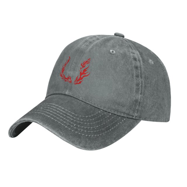 ZICANCN Mens Hats Unisex Baseball Caps-Fire Pattern Hats for Men Baseball Cap Western Low Profile Hats Fashion