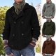 thumbnail image 2 of Suéter de talla grande europeo y americano, chaqueta de punto con botones de color liso para hombre, ropa para hombre, 2 of 6
