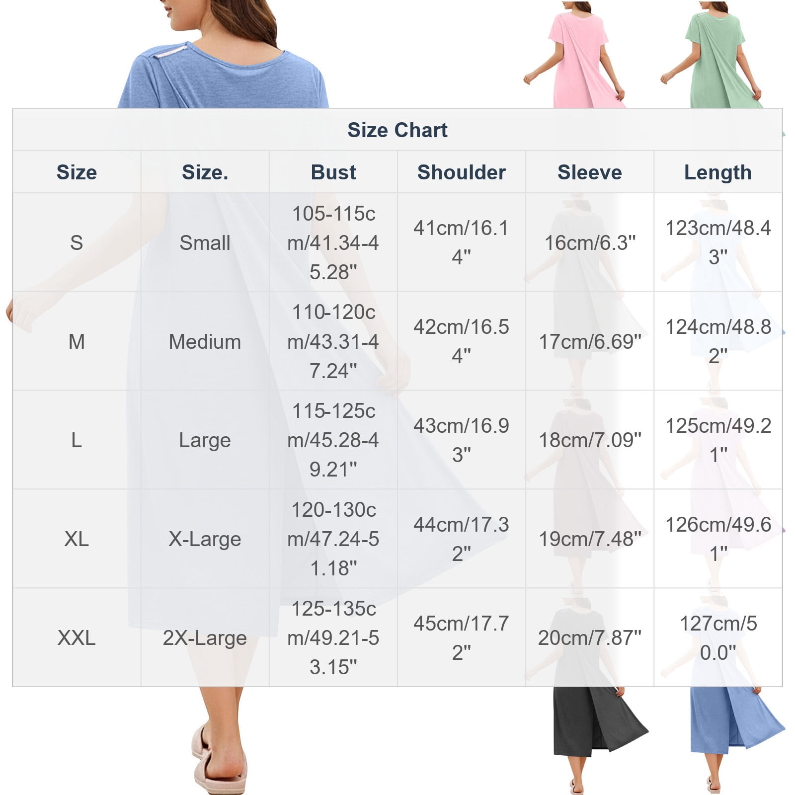 Open Back Hospital Gowns for Women Post Surgery Dress Adaptive Nursing Nightgown Soft Cozy Maternity Robe