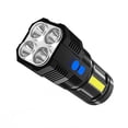 thumbnail image 2 of TIMIFIS Portable Lamp Rechargeable LED Flashlight: 3 Modes with Cob Work Light, Ipx5, Powerful Handheld Flash Suitable for Emergency Situations, Camping, and Hiking Other Exterior Accessories, 2 of 9
