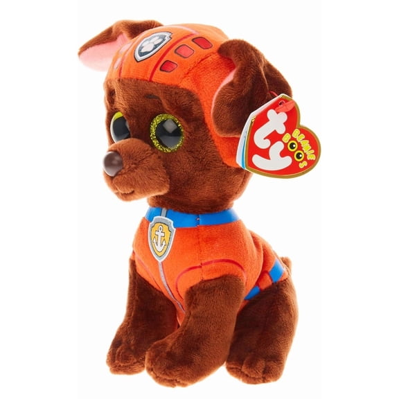TY Beanie Boos - Paw Patrol ZUMA the Labrador 6" Plush Stuffed Animal Toy MWMT's (BONUS 1 FUN CHOPS & 1 TY CARD)