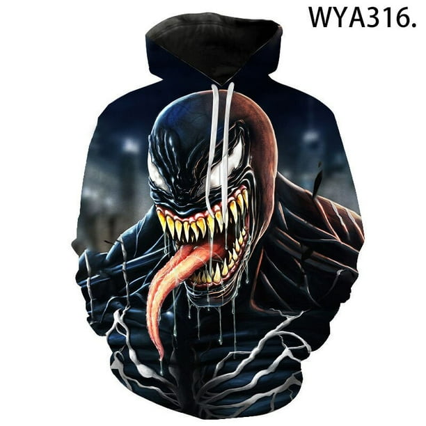 2020 neue Herbst Venom Hoodie männer frauen kinder Mode Lässig sudadera 3d Druck Pullover Straße Hip Hop harajuku Mantel xuanjing unisex