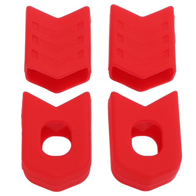 Crank Boots, Bike Parts Small Compact Effective Protective Stable Reliable for Maintenance for Cycling for Outdoor Black,Red,Blue
