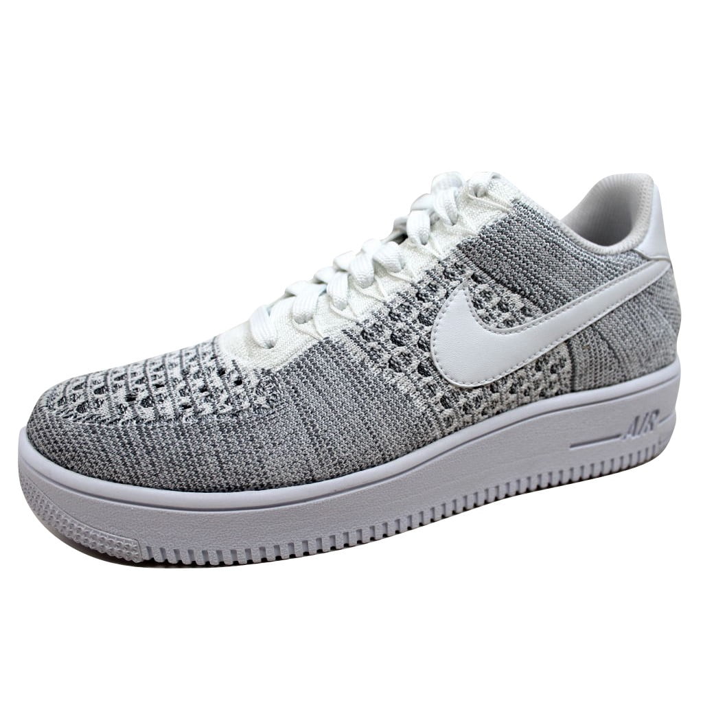 nike air force 1 flyknit low grey