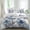 Blue, variant on Octopus Coastal Set of 4 Bedding Quilt Covers, Navy Blue Nautical Summer Ocean 4-Piece Bed Sheet Set with Extra Soft Bed Sheets Quilt Cover Pillowcase, Queen
