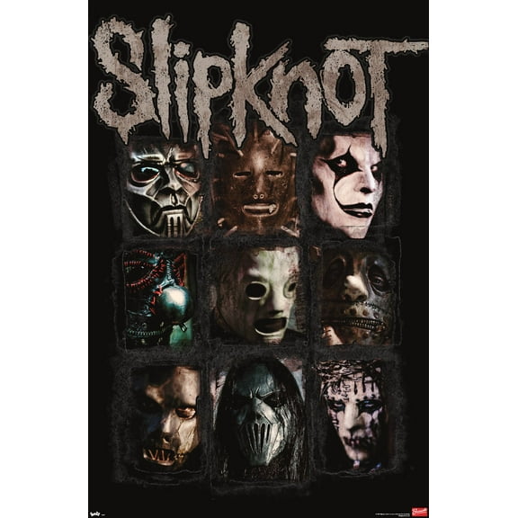 Slipknot - Masks 08 Wall Poster, 22.375" x 34"