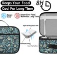 thumbnail image 4 of Pioneer Flower Floral Print Pattern Insulated Lunch Bag Teen, Toddler Lunch Bag,Bento School Lunch Bag for Teen for Work,Picnic or Travel, 4 of 5