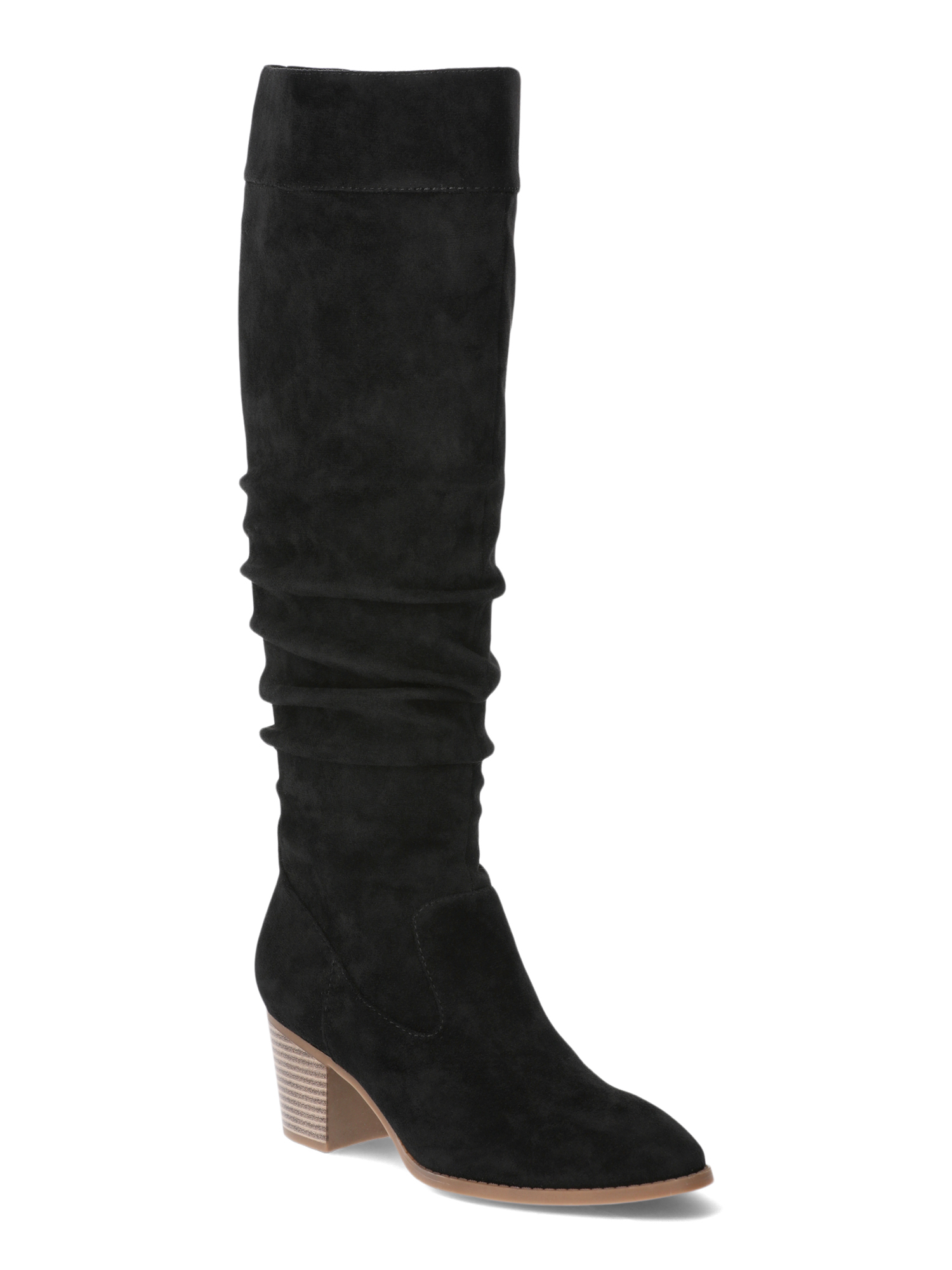 Time and Tru Women's Tall Heeled Slouch Boots