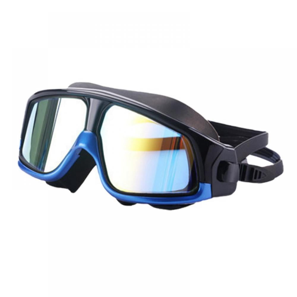 Men Women Silica Gel Large Frame Swim Glasses Diving Goggles Anti-fog Waterproof