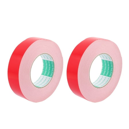 Unique Bargains 2PCS 40MM Width 10M Long 1MM Thick White Dual Sided Waterproof Sponge Tape