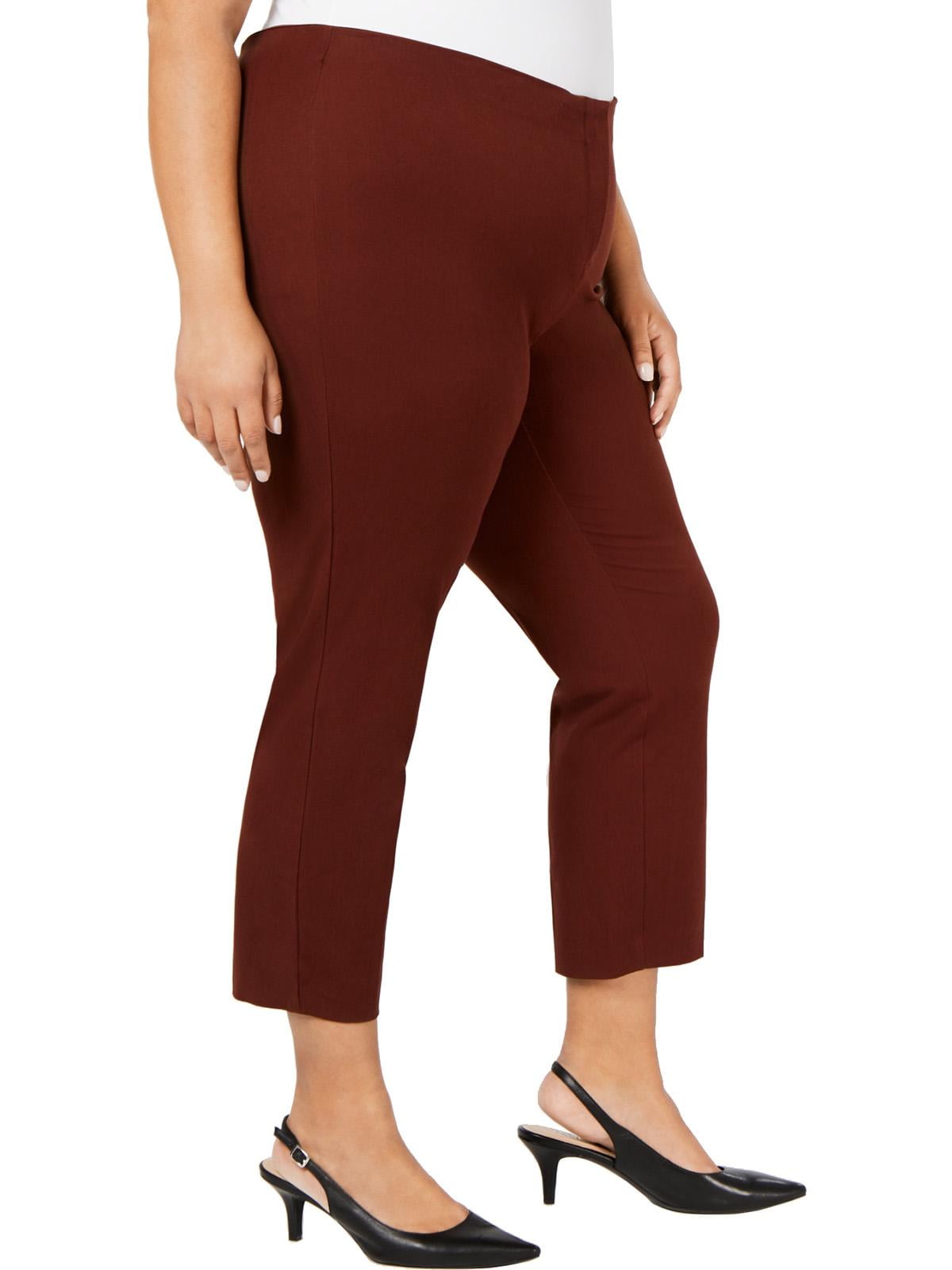 Alfred Dunner Womens Plus Skinny Leg Comfort Waist Ankle Pants - Walmart.com